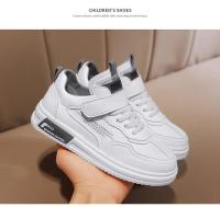 Compañero de clase zapatos de los niños 2025 nuevos niños pequeños zapatos blancos suela suave superficie de cuero impermeable medio y mayores zapatos de la junta de deportes de los niños. - details 7