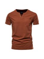 Camiseta informal japonesa de verano para hombre, Camiseta deportiva a la moda, Camiseta ajustada con bolsillo de algodón, camiseta de manga corta para hombre - details 11