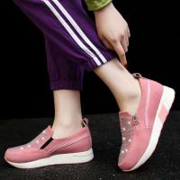 Punta redonda plana con parte inferior gruesa, calzado deportivo informal para mujer, zapatos de gran tamaño - details 5