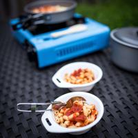 Kit de desorden para cocinar con engranajes, ollas para acampar, sartenes, estufa para mochilero, juego de utensilios de cocina para exteriores - details 4