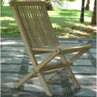 Conjunto de asientos de jardín de tres piezas de madera de teca, silla plegable y mesa plegable cuadrada de aproximadamente 40 x 60 cm - details 14