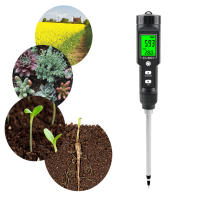 Probador de suelo EC medidor de temperatura sonda desmontable 0,00-10,00 mS/cm medidor Digital de suelo retroiluminación de pantalla LCD planta en maceta jardín - details 1