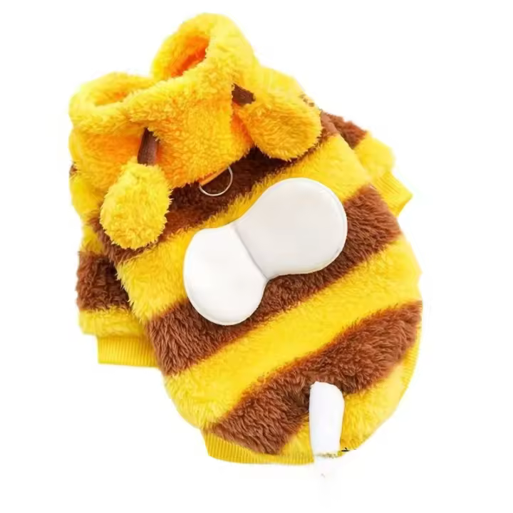 Disfraz con capucha para mascotas, ropa de vaina, camisetas para perros, chaquetas, camisetas de invierno - 1