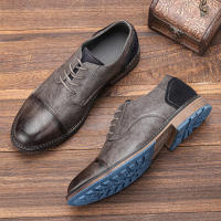 Zapatos casuales de negocios tendencia retro zapatos de cuero de gran tamaño - details 80