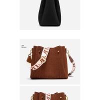 CH elegante sentido letras diseño con cordón marca moda Casual cien bolso de mujer bandolera de gama alta mochila de lujo - details 9