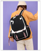Mochila para Niñas  Mochila de Día al Aire Libre con Puerto de Carga USB 21 Litros Negro Rosa - details 11