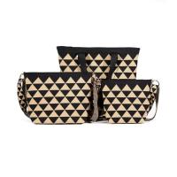 Bolso de mano de punto volador de gran capacidad Diseño original Patrón de rombo Color Tres tamaños Bolso de hombro en bloque Bolso de punto Bolso de mano Material de poliéster - details 12