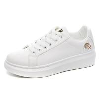 Zapatos 2025 para Mujer, moda para primavera y otoño, zapatillas informales con cordones y flores bordadas transpirables blancas, Zapatos De Mujer - details 3