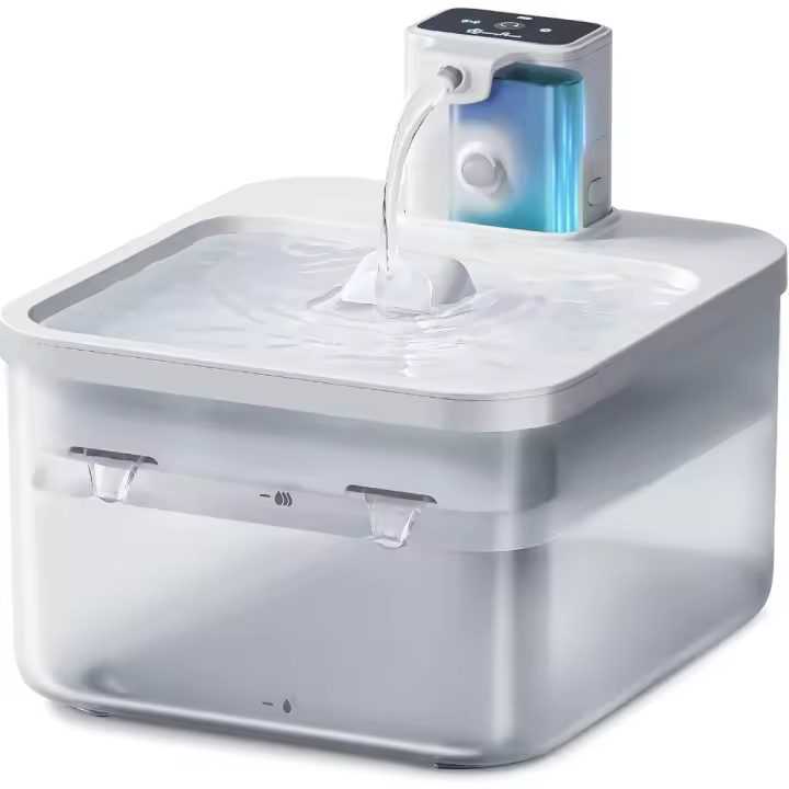 Fuente para Gatos sin Cable Bebedero Inalámbrico con Sensor de Movimiento - 1