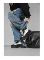 Nuevos zapatos de senderismo para senderismo de caña baja para ocio al aire libre,zapatos de hombre de suela gruesa que aumentan - details 1