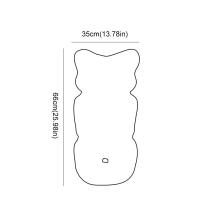Cojín Universal suave y cómodo para asiento de cochecito, bonito cojín para cochecito de bebé, agradable a la piel, forro de asiento con bordado de oso infantil, almohadilla para niño pequeño - details 0