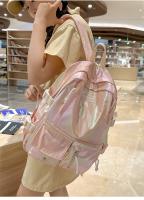 Mochila coreana de gran capacidad para estudiantes de secundaria y universidad, nueva mochila láser versátil de estilo japonés - details 9