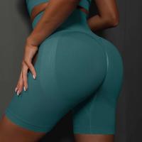 Yoga mujeres sin costuras gimnasio entrenamiento cintura alta Push Up Fiess deportes ciclismo pantalones cortos - details 26