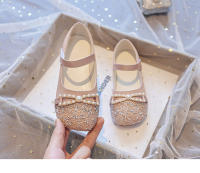 Zapatos de cristal agua pequeños zapatos de cuero zapatos de los niños suela suave con vestido - details 14