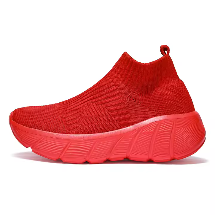 Zapatos para correr sin cordones para mujer, zapatillas de deporte de malla transpirable, zapatos de tenis informales para trabajo - 1