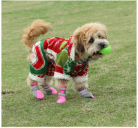 Botas reflectantes transpirables impermeables para perros pequeños y medianos, zapatos suaves de verano para mascotas, red para caminar al aire libre, seguridad nocturna - details 7