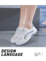 Zapatos de Malla de Verano 2025 Zapatillas Casuales para Mujeres Antideslizantes y Resistentes al Desgaste Zapatos de Suela Suave Versátiles Coreanos Blancos - details 7