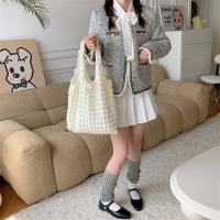 Bolso de hombro plisado para mujer, bolsa Vintage de gran capacidad, Color caramelo, Burbuja, nube, compras, Verano - details 12