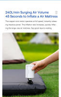 Baseus-bomba de aire portátil, inflador de gran capacidad para tienda de campaña al aire libre, 240L/min, 2000mAh - details 4