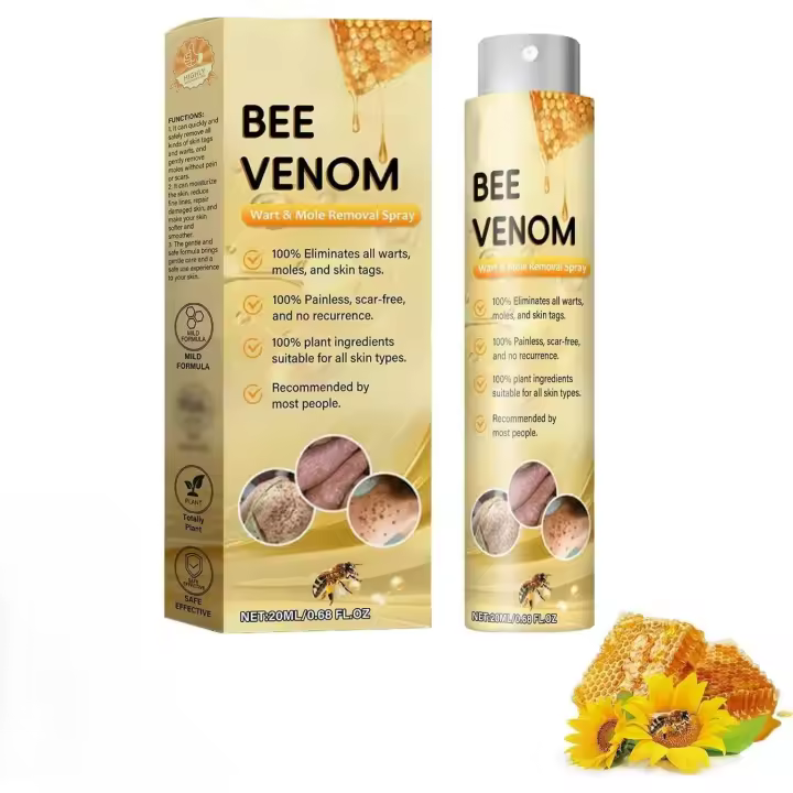Venom Recede Spray, Veneno de Abeja, Elimina Manchas Hombres Mujeres, Adecuado para Tipos de Piel y Todas las Partes del Cuerpo - 1
