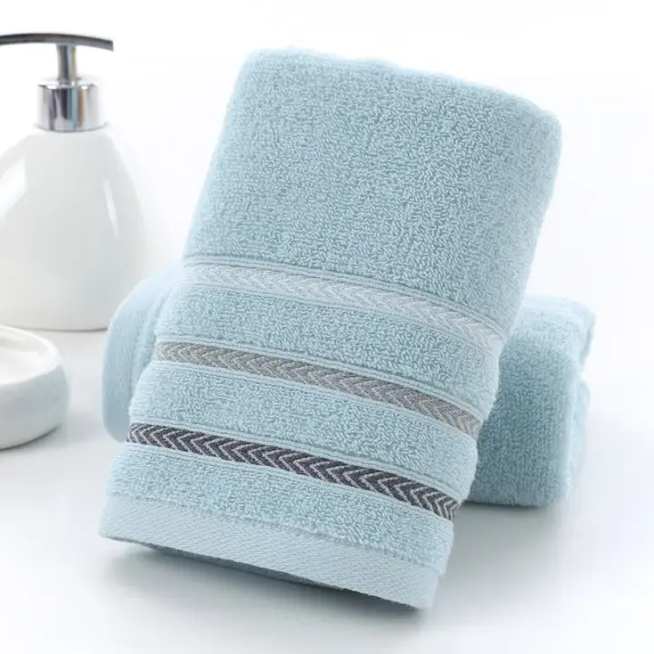 Toalla de microfibra absorbente para adultos, toalla de mano pura para limpieza facial, ducha de pelo, baño, hogar y Hotel, 1 unidad - 1