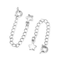 Cadenas de latón de Color dorado de 18K con extremo de gota, cadenas extensibles con cierres redondos de resorte, suministros de joyería Diy de alta calidad para mujer - details 22