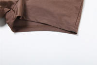 BUNO-Conjunto de pantalones cortos elegantes para mujer, chaleco sin mangas, Tops + pantalones cortos ajustados de cintura alta, conjuntos de 2 piezas a juego, verano 2025 - details 14