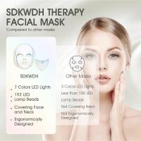 Máscara De Belleza LED Para Cara Con Terapia De Luz Roja Y 7 Colores Dispositivo De Cuidado De La Piel Para Uso Doméstico Rejuvenecimiento Antiarrugas Blanqueamiento Levantamiento - details 4