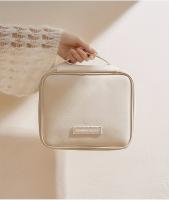 Bolsas de cosméticos de PU impermeables para mujeres, organizador de maquillaje portátil de gran capacidad, 2024 - details 1