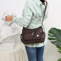 Bolso de hombro Oxford impermeable para mujer, bandolera informal multifunción, bolso de compras, bolso de mensajero de gran capacidad - details 6