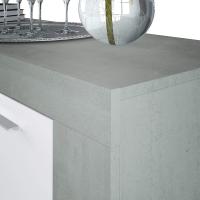Taburete Moderno de Blanco Armario Auxiliar de Comedor Medidas 144cm x 42cm x 80cm - details 14