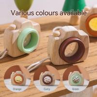 Bloques de construcción Montessori para bebé, Mini cámara de madera, juguetes educativos para niños - details 3