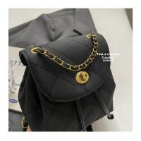 Bolso de cadena de nicho, bolso de cubo Xiaoxiangfeng, mochila mate, de un solo hombro de moda, mochila con estampado de leopardo. - details 11
