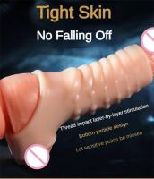 Embalaje privado SEXY anillo de manga agrandamiento gránulo clítoris punto G estimular la eyaculación retardada tapón Anal juguetes para hombres Sex Shop - details 5