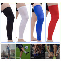 Mangas de compresión de pierna de longitud completa para hombres y mujeres, Mangas de rodilla deportivas, protección UV, mangas largas de pierna, baloncesto, fútbol, correr, 1 par - details 6