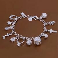 Abalorios de plata 925 para mujer, joyería de moda, regalo del Día de San Valentín, pulseras de boda, gran oferta - details 1