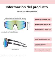 Gafas de sol deportivas de ciclismo al aire libre para niños, gafas de sol de protección ocular, protector solar colorido - details 3