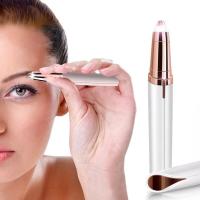 Depiladora Eléctrica Portátil Cortador de Cejas para Mujer Afeitadora de Cara, Labios, Nariz, Depilación Facial Regalo Indoloro - details 0