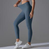 Leggings de yoga Masters, pantalones de cintura alta para correr, ciclismo, deportes, gimnasio, a prueba de sentadillas, control de barriga, adelgazamiento de glúteos - details 6