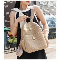 Mochila De Viaje Informal Con Estampado De Gran Capacidad - details 8