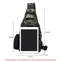 Nuevo modelo 2025Fanny USB Chest Bag Camping Mochila Molle Bag Bolsas de mensajero tácticas Cinturón Caza al aire libre Assualt Sling Bag Pesca Escalada - details 0