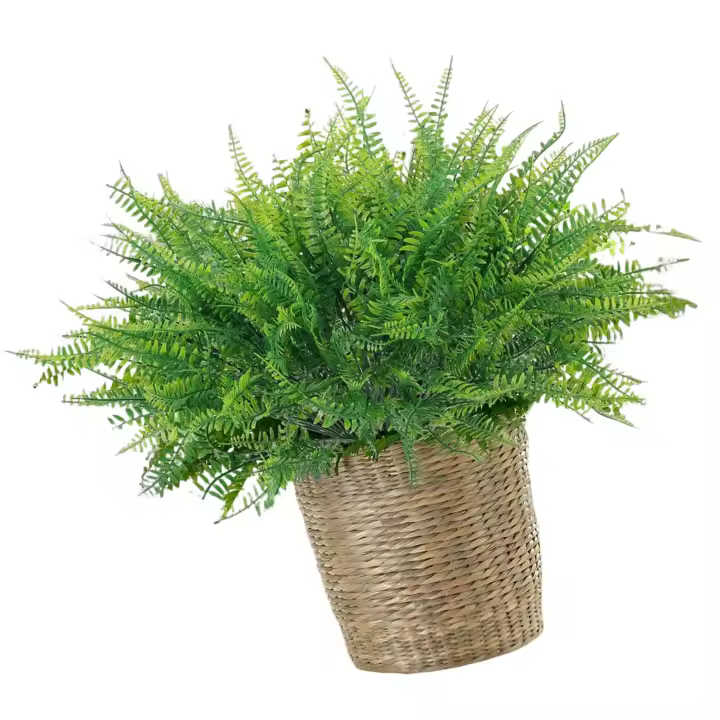 12PIEZas de Hilo de Fleco Artificial Verde Decoración de Hogar y Boda para Estante de Libros, Ventana y Sillón - 1