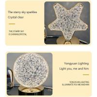 Crystal Moon L Mesa Control táctil Luz decorativa romántica Atmósfera Lámpara de noche - details 4