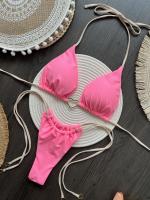 Conjunto de Bikini Halter de Color Sólido RUOTONSEPT Traje de Baño de Estilo Brasileño para Mujeres - details 25
