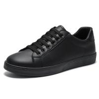 Zapatillas de deporte de cuero para hombre, zapatos informales de lujo, a la moda, para las cuatro estaciones. - details 8