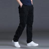Pantalones Cargo de Algodón para Hombres Pantalones Casuales Sueltos con Múltiples Bolsillos para Actividades al Aire Libre y de Trabajo - details 5