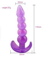 3 unid/set de joyería Anal de silicona, Vibrador, Juguetes sexuales para mujer, masajeador de próstata, Vibrador tipo bala, tapón Anal para hombres Gay - details 8