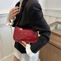 Bolso de hombro informal de nuevo diseño para mujer, bolso de cuero de lujo de Color sólido para axila, bolso pequeño suave y dulce para mujer - details 6