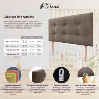 Cabezales de Cama Capitoné hasta el Suelo. Cabezal tapizado ACUALINE Tela y Polipiel. Cabeceros de Cama Matrimonio e Individual (Tela Beige, 160cm (Camas 150/160)) - details 23