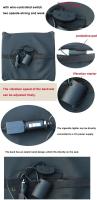 Cojín para asiento de coche, respaldo de cuero. - details 4